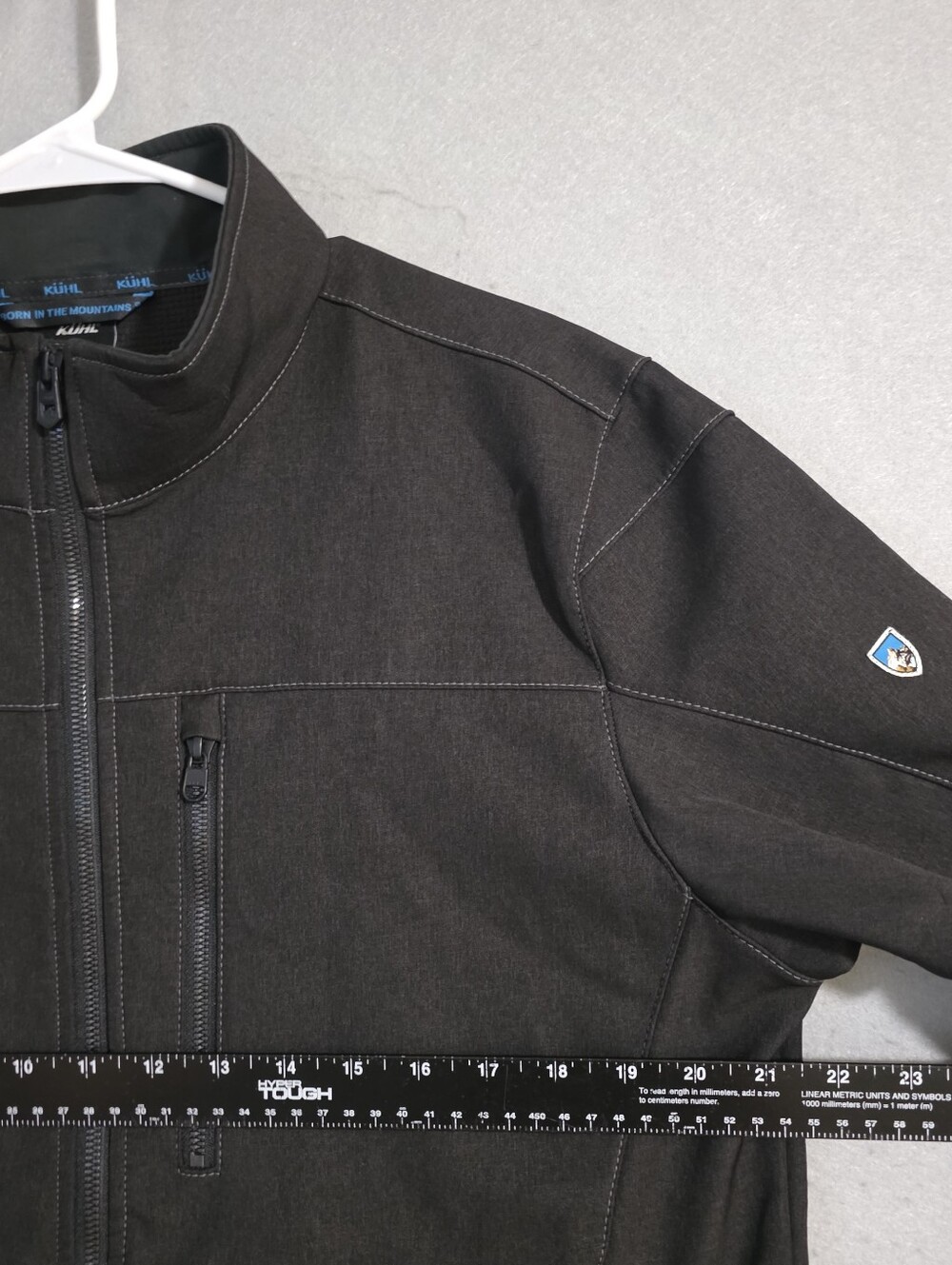 NWOT Kuhl Mens Gotham Impakt Softshell Jacket Grid Fleece Interior 1019 Size L - Picture 4 of 12